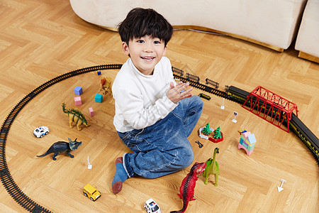 孩子玩玩具